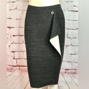 Bailey 44 Gray Women's faux wrap Skirt